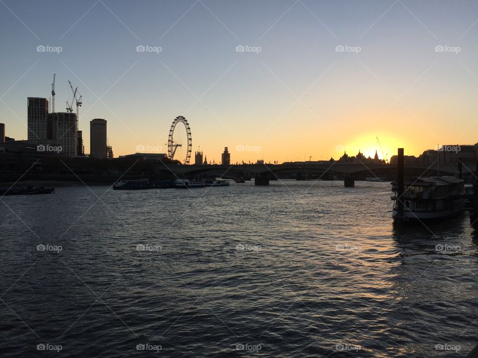 London - over Thames