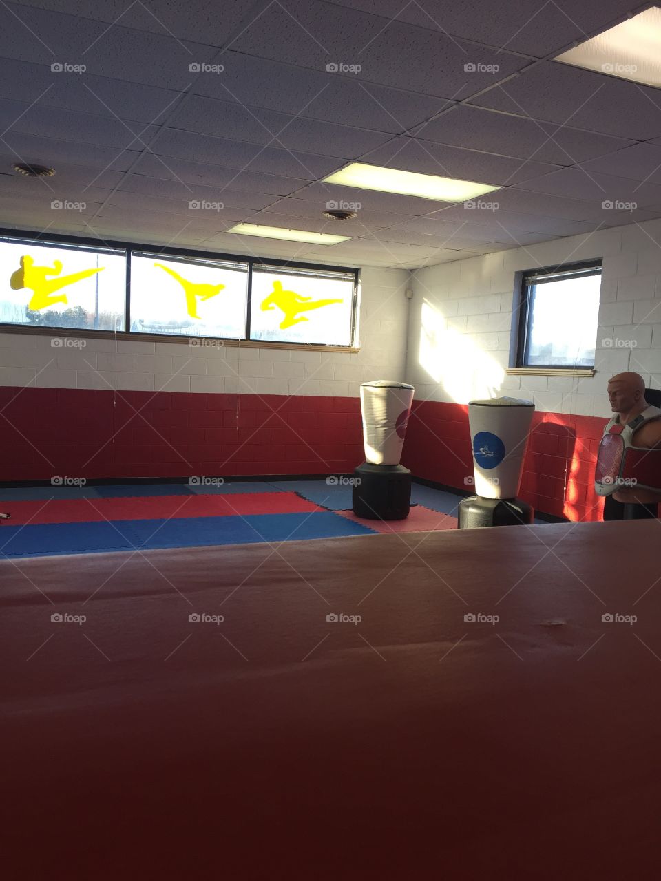 Martial arts room empty 