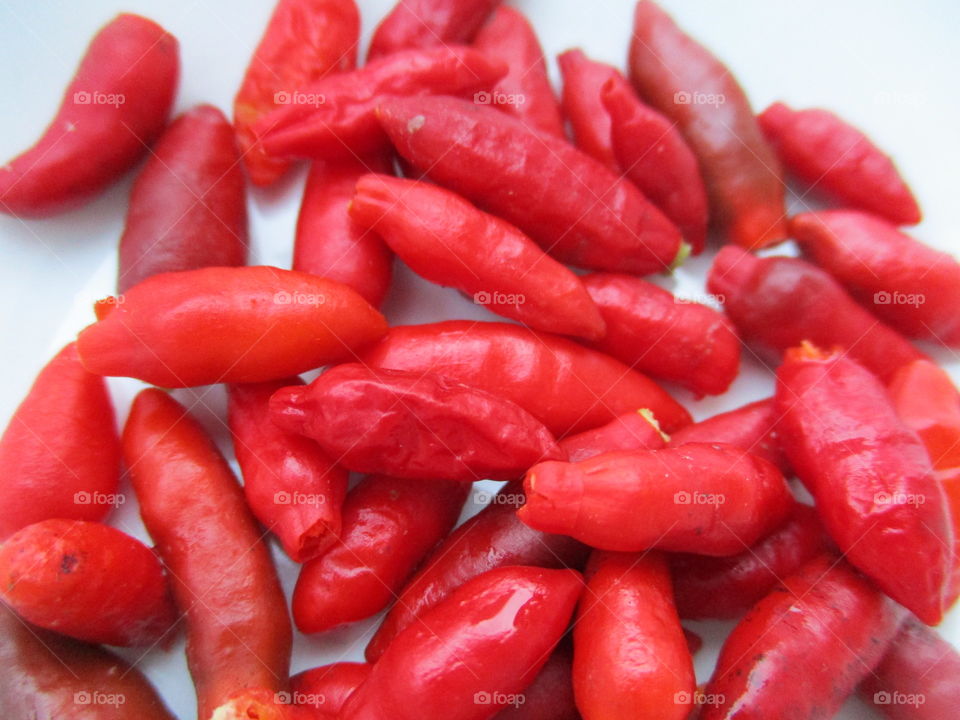 Close-up of red chili