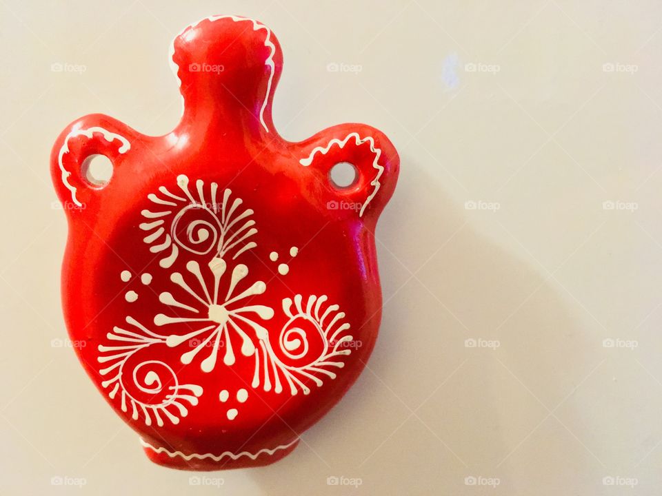 Small red traditional decoration