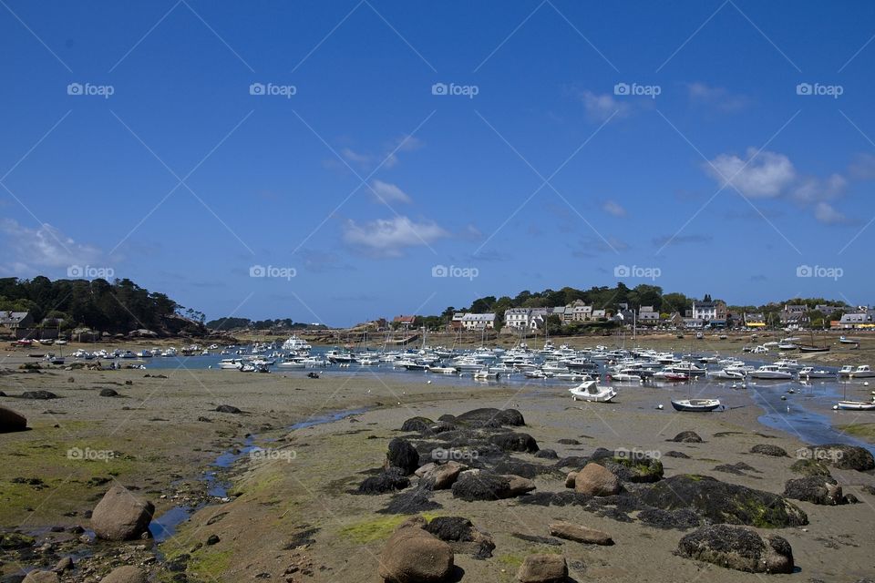 view of the beach in the region sea