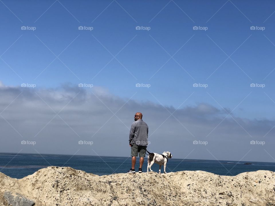 Man and his Dog At the Beach Lifestyle Photography!