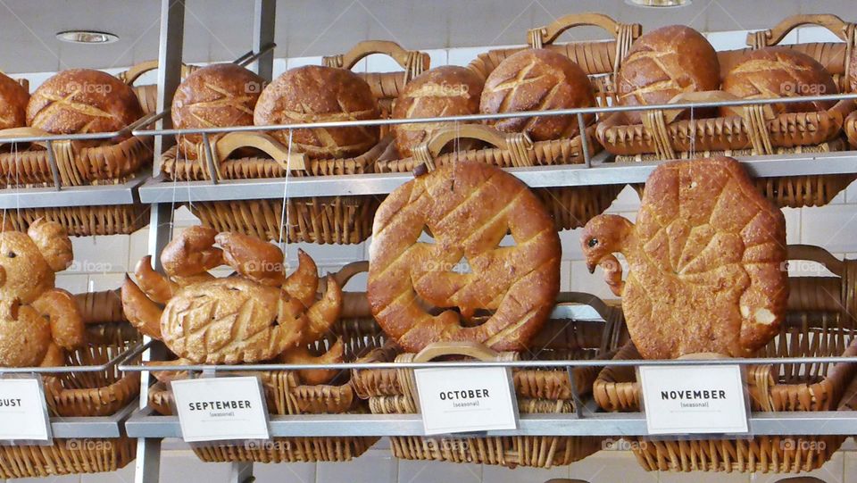 Smell good of fresh bread. Smell good of fresh bread for every month