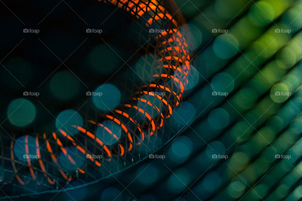 bokeh and blurred yellow, green, blue and red color combo