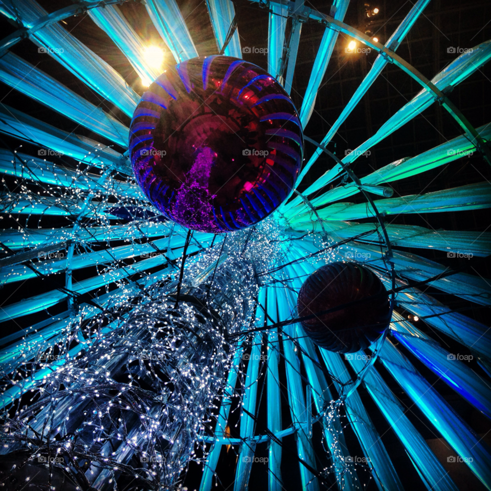 party blue tree christmas by byg