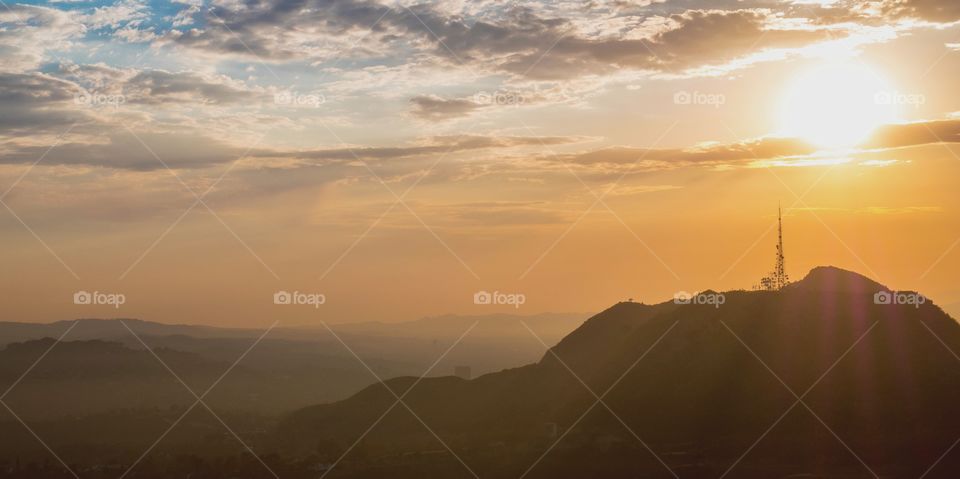 Fog over california Hill