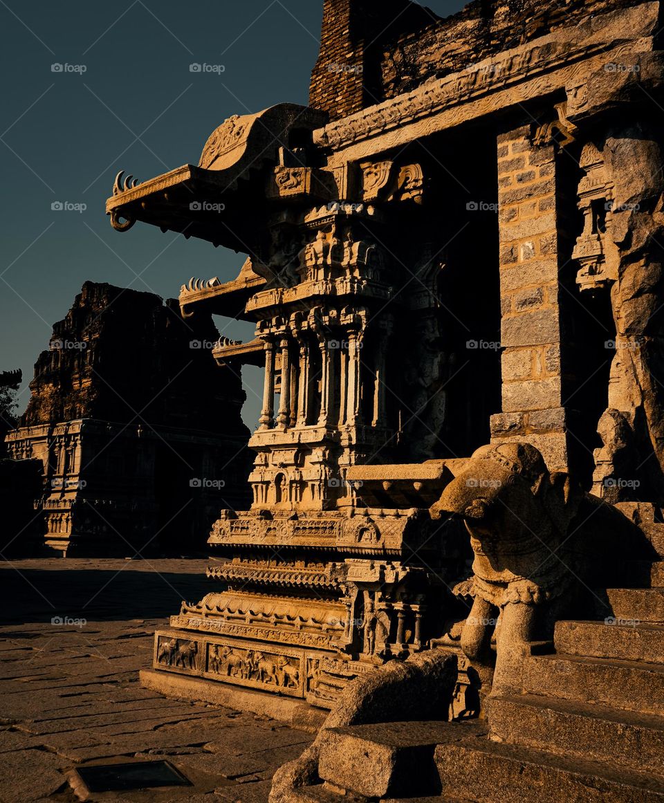 Vintage style  - Medieval Indian Architecture 