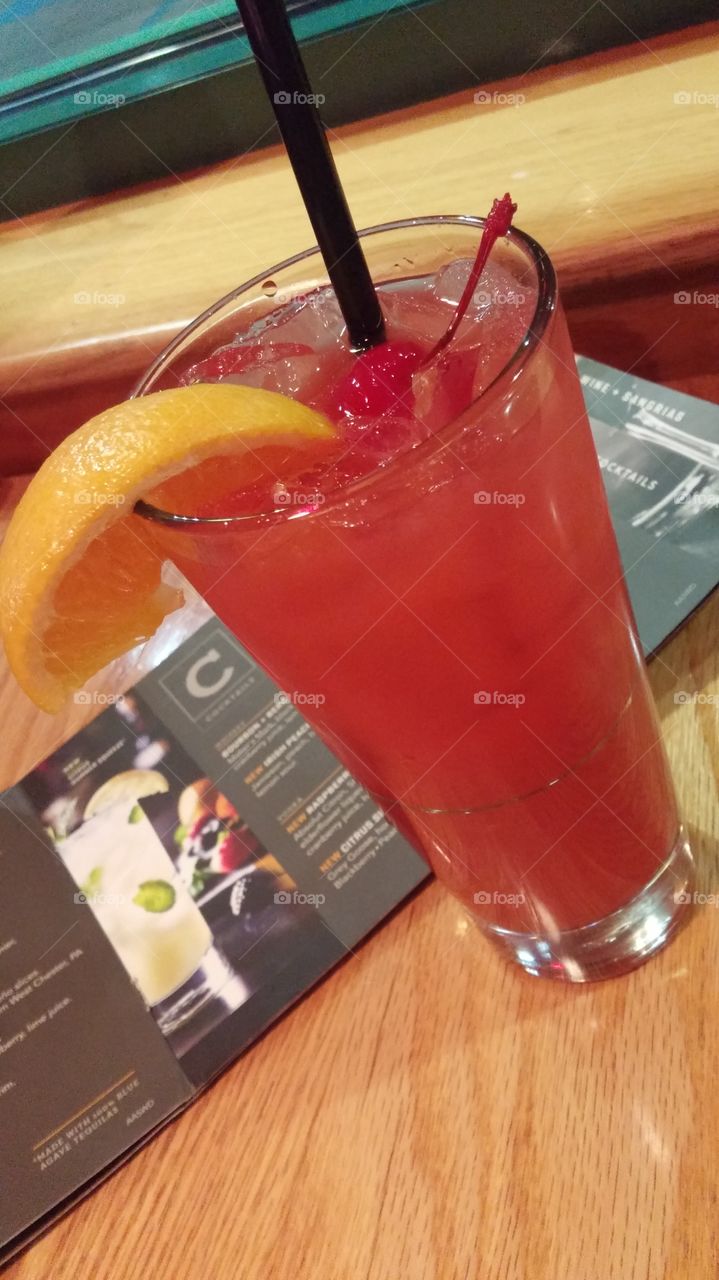 drinks out on the town