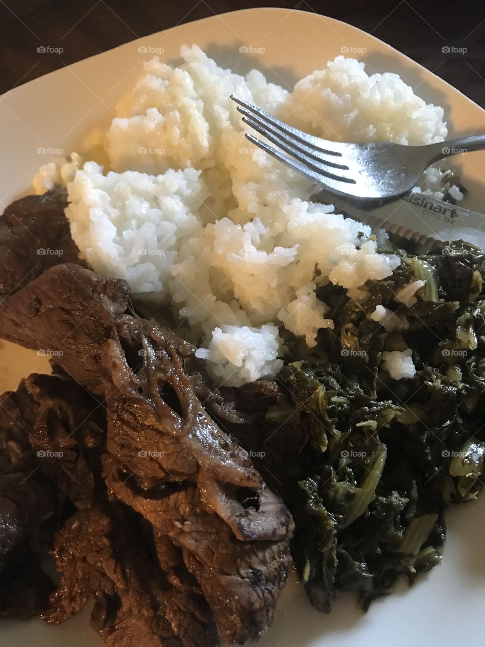 Steak and Rice Dinner 