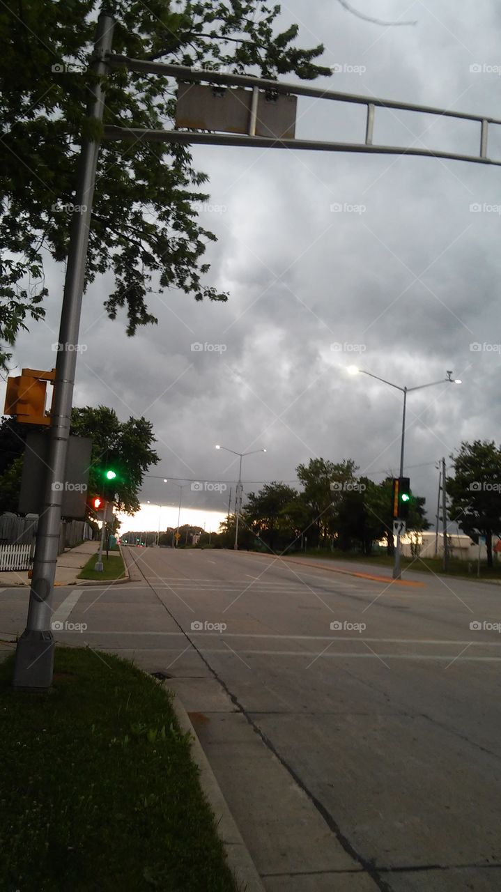 Stormy Skies. Taken in July 2015. Racine, Wisconsin.