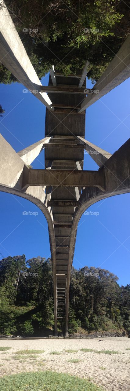 Highway 1 bridge in Northern California