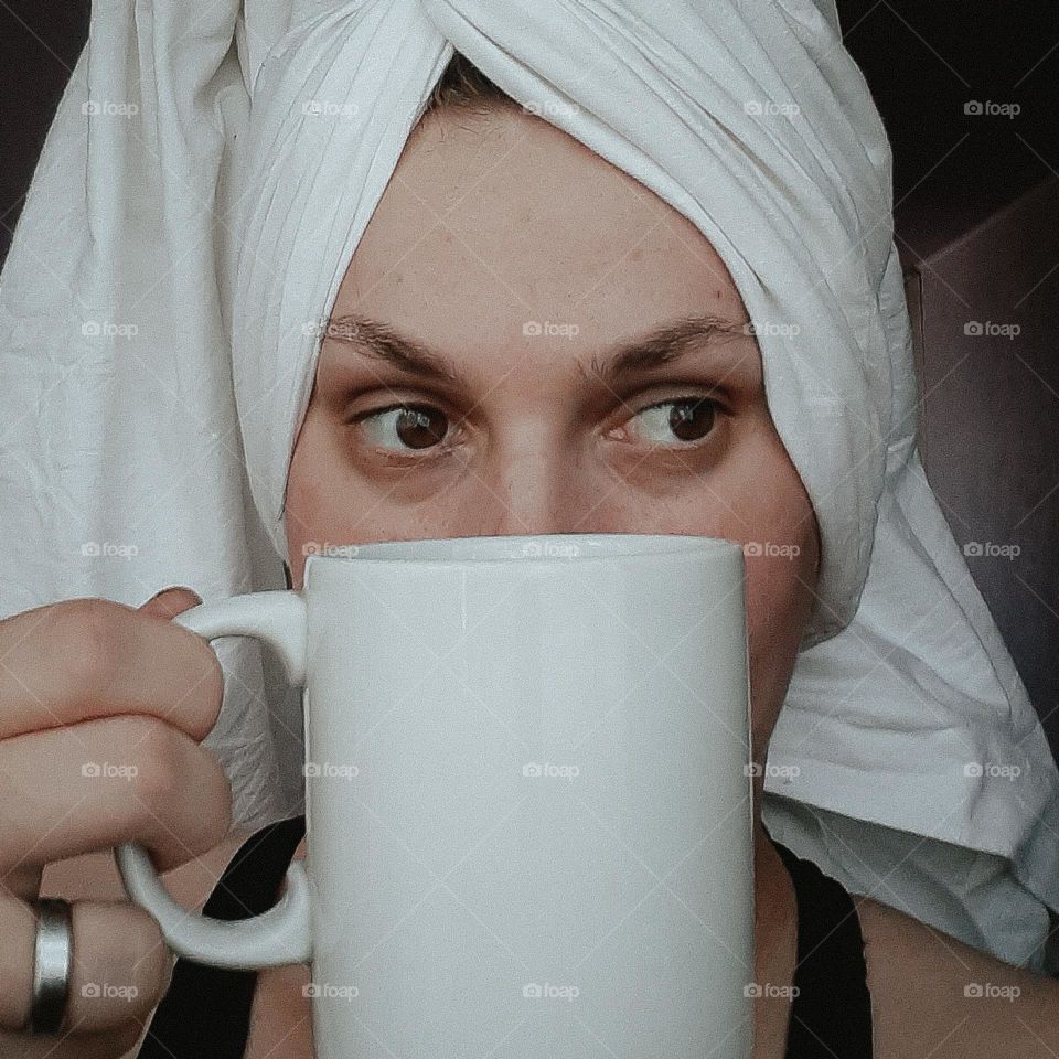 Morning mood without makeup