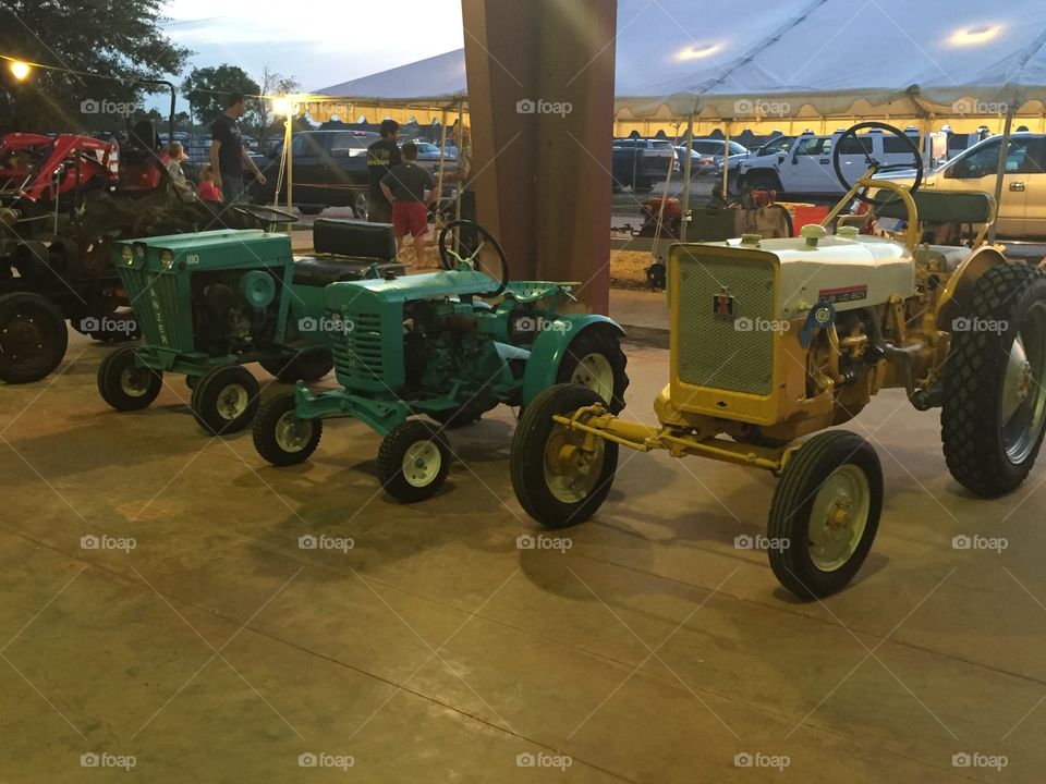 John Deere tractors at the fair Robertsdale Alabama