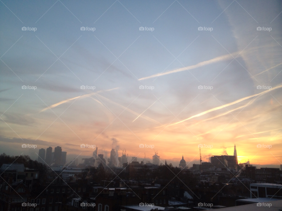 winter city sun london by twickers