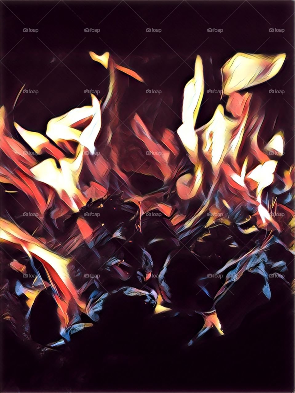 Painted Flames