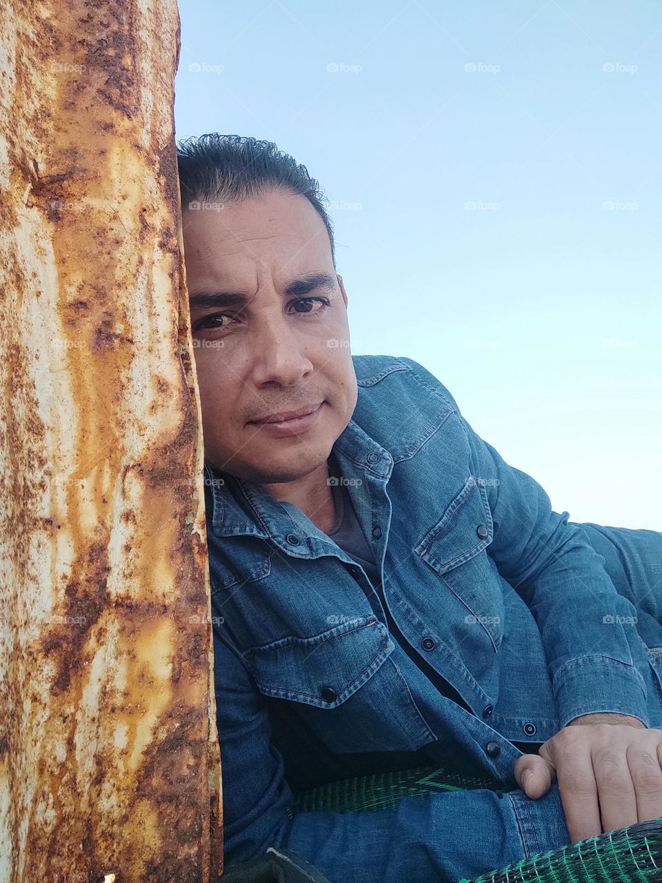 My picture while I was sitting on the beach and thoughts crowded in my head