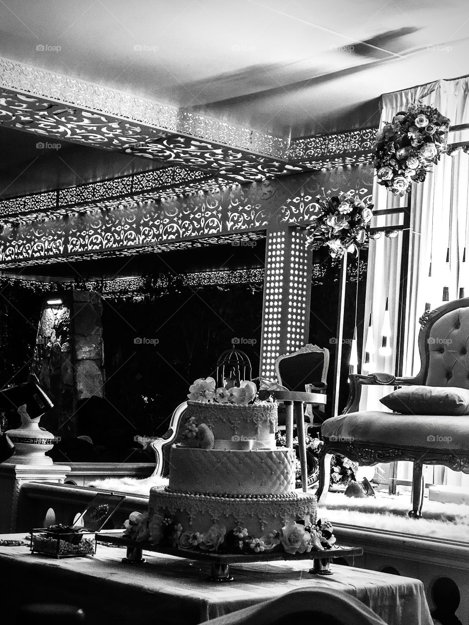 Connection of two souls under lights in a rainy and cold day 