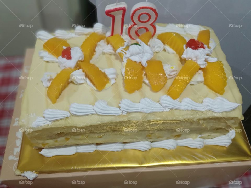 mango flavored cake