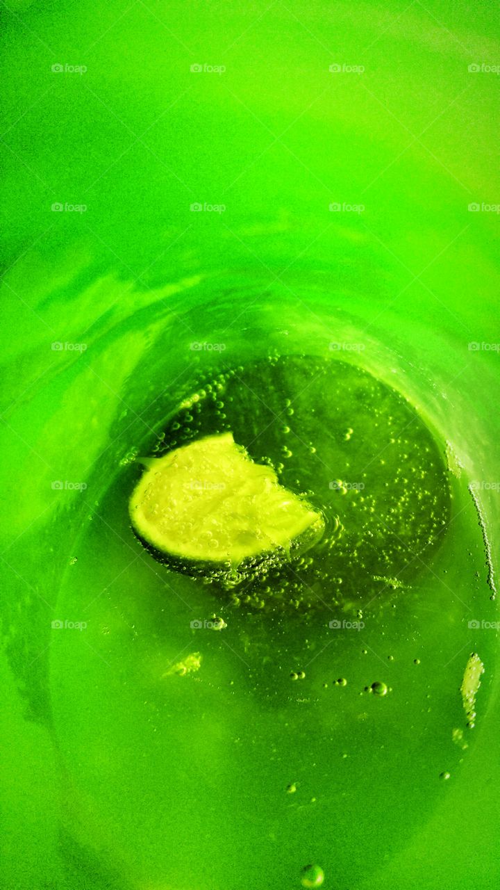 Lime in Green Mug