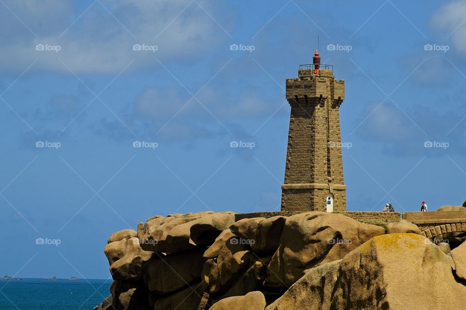 lighthouse on the coast