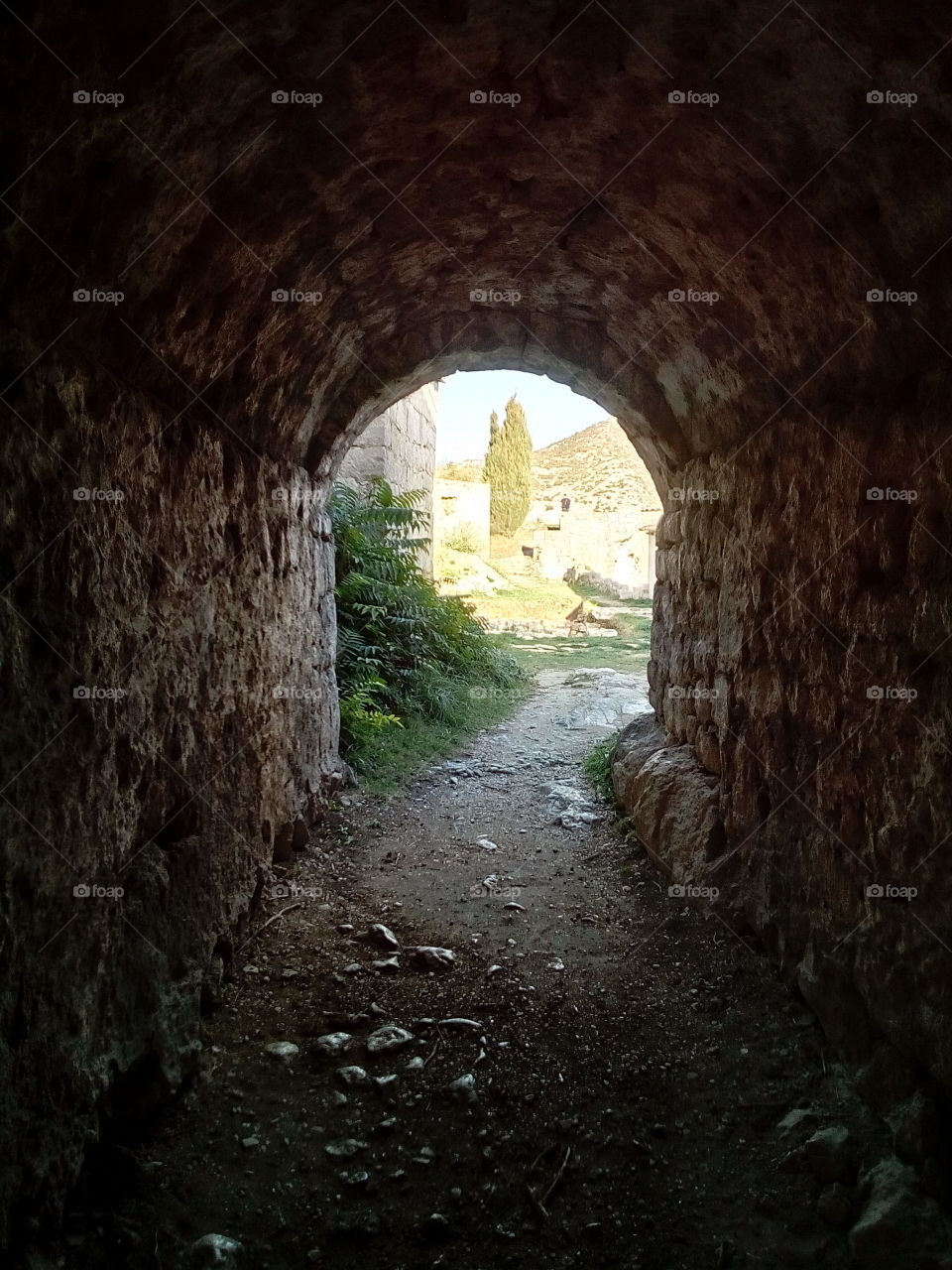 Hallways in fortress of Klis.
