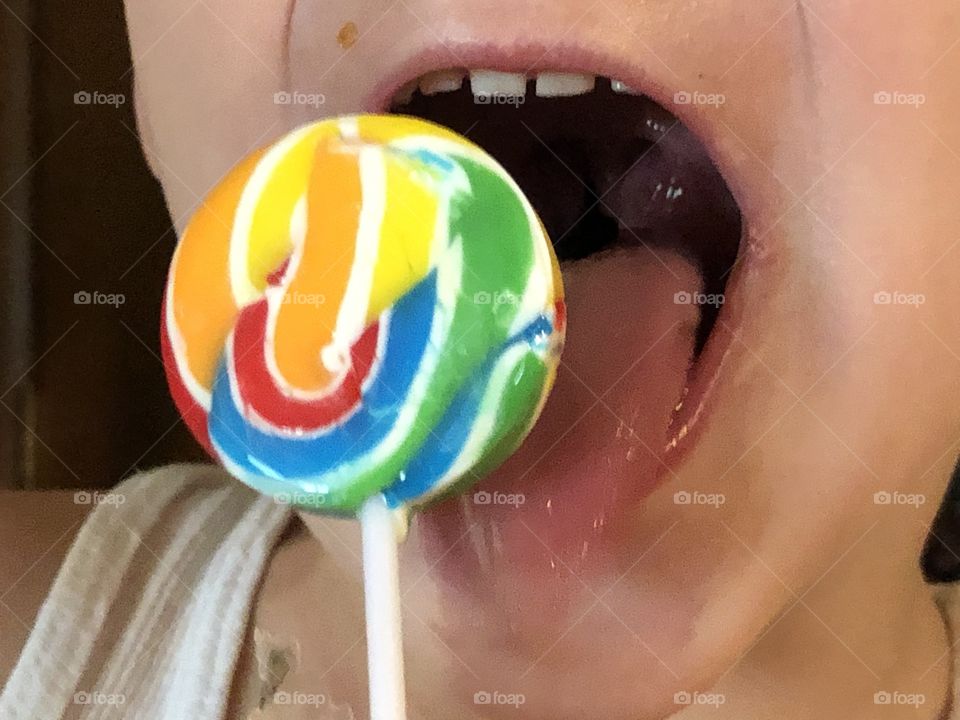 Lollipop full of color