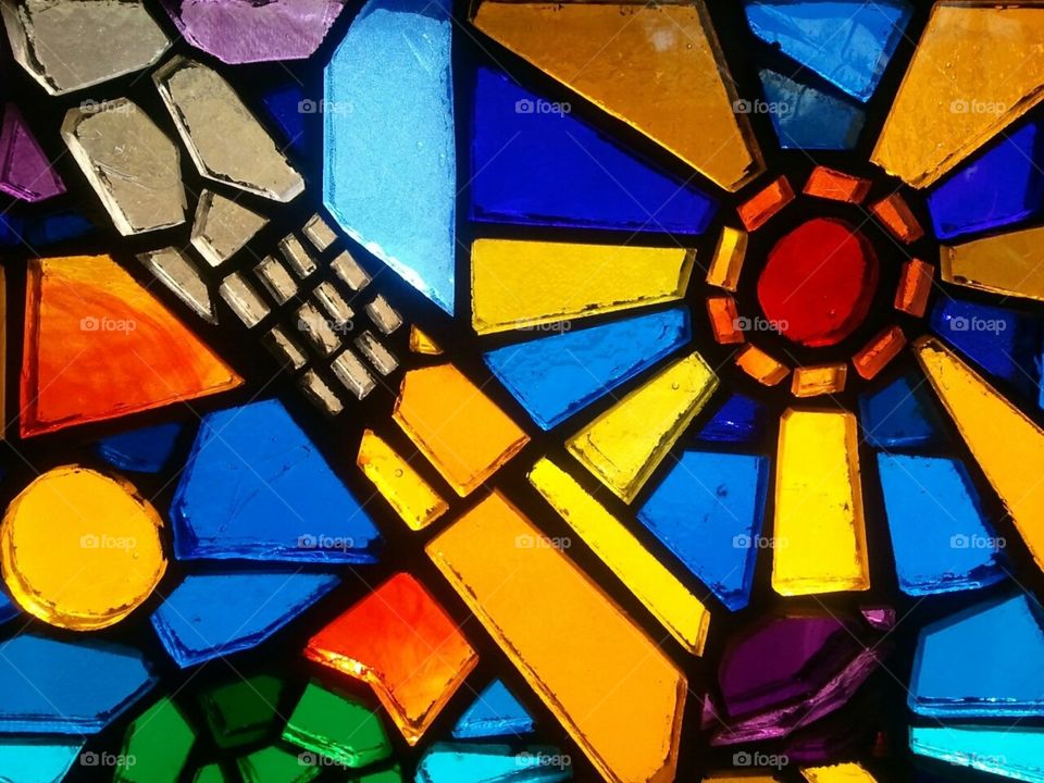 Blenko stained glass