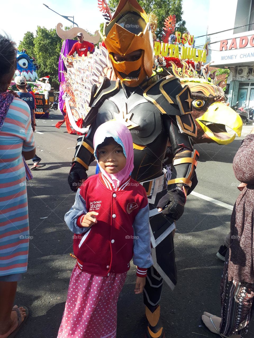 funny costumes at the 2022 Indonesian Independence Day celebration
