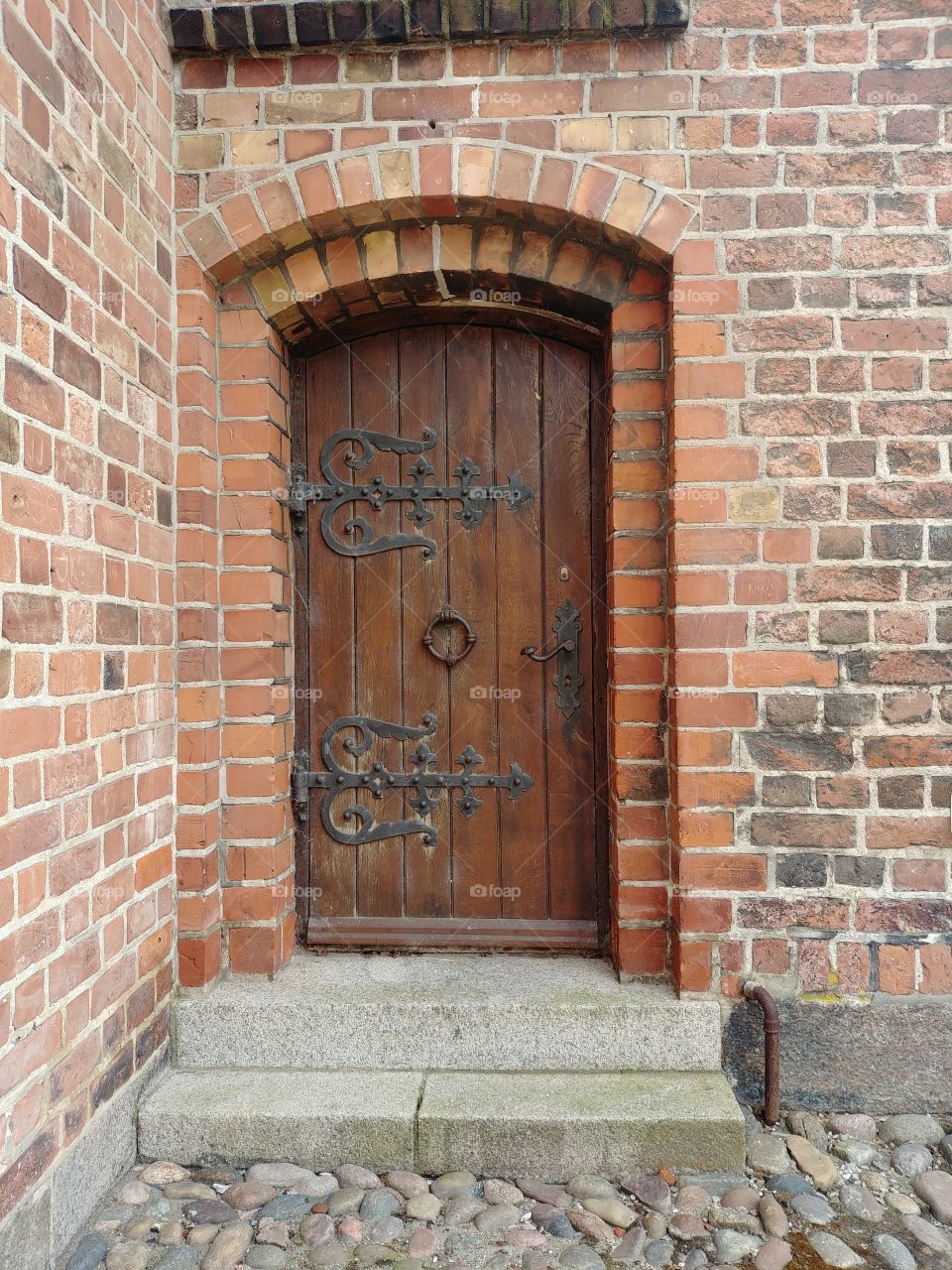 Tür alt holz Kirche steine Treppe