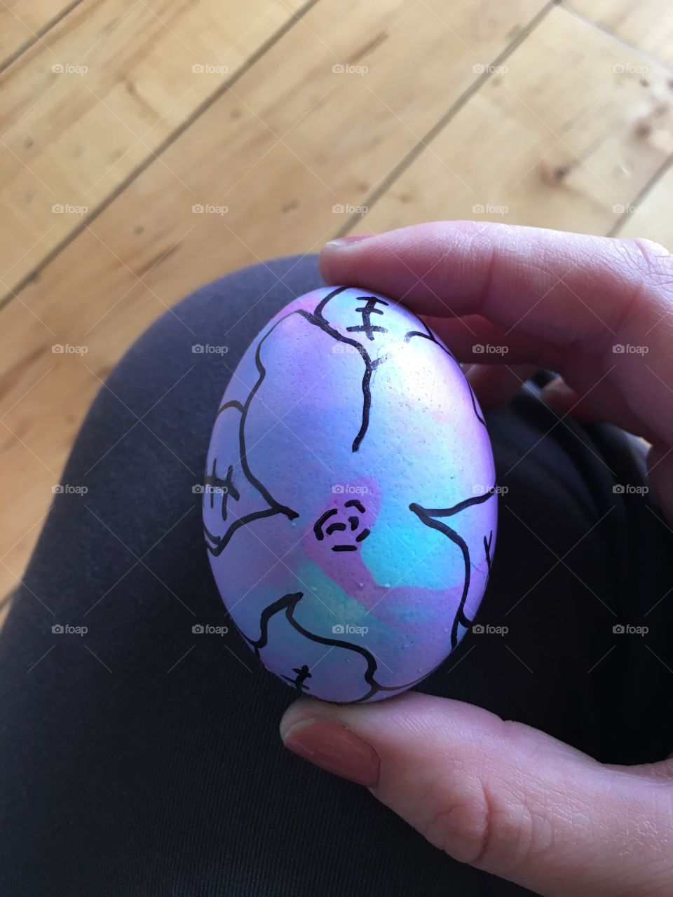 Flower Easter egg 