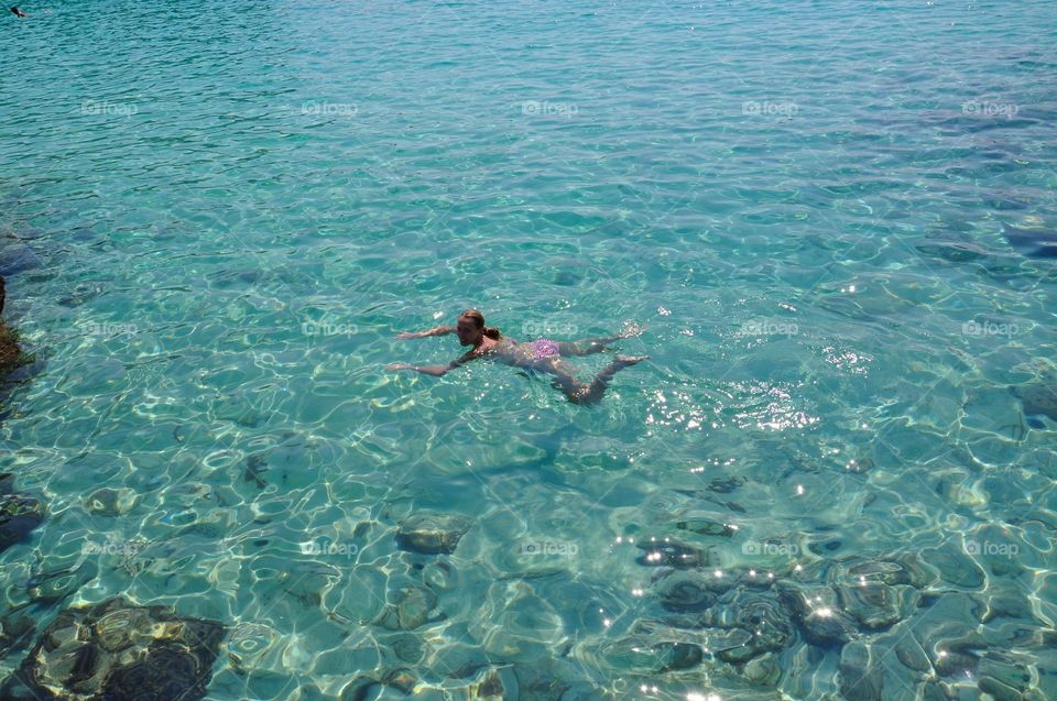 Swimming on the Balearic 