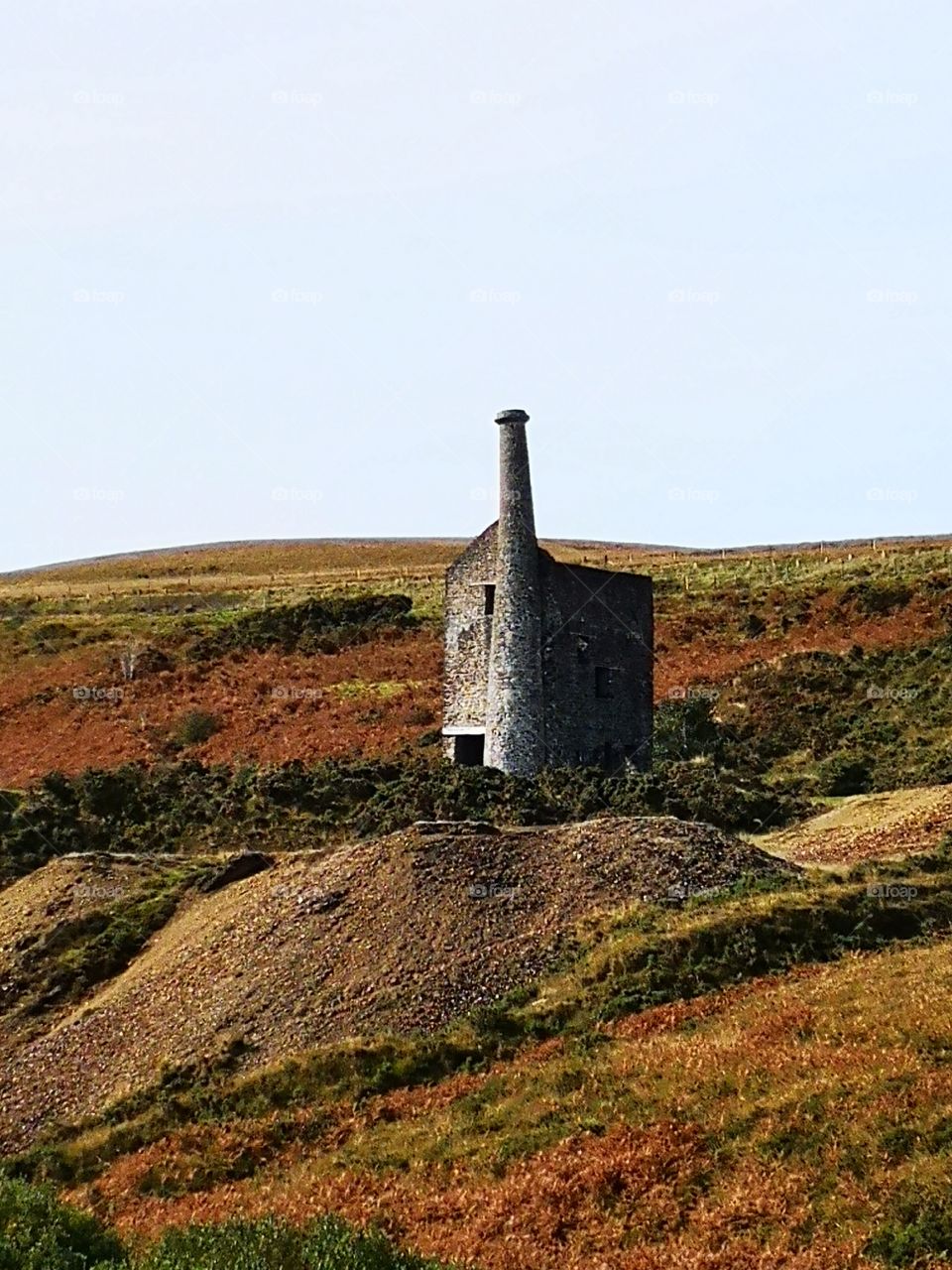 Cornwall mining powder house old building