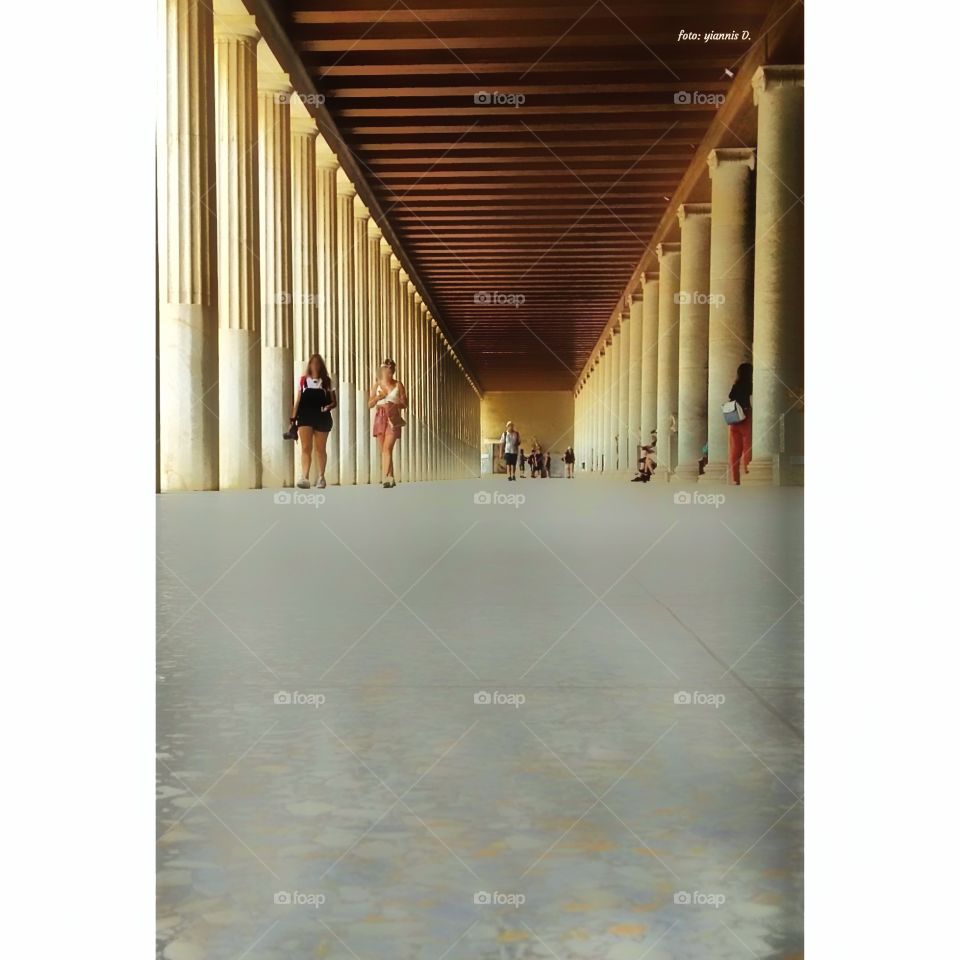 Athens "stoa of attalos"