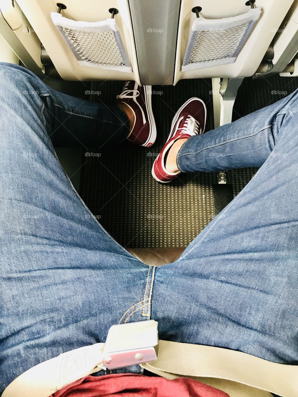 On a plane home from Spain