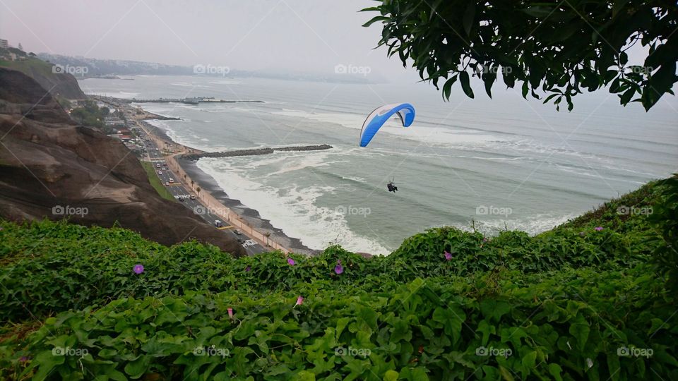 Lima ring road from above