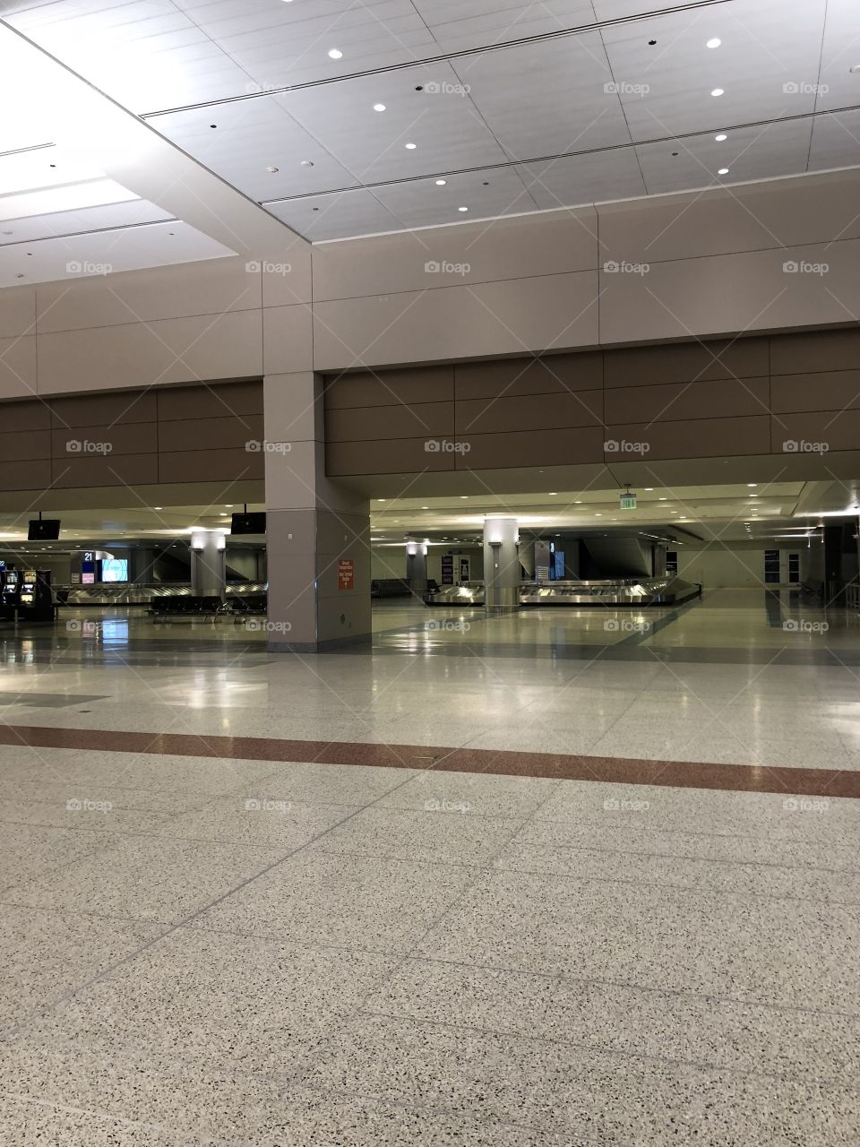 Empty Airport Terminal 