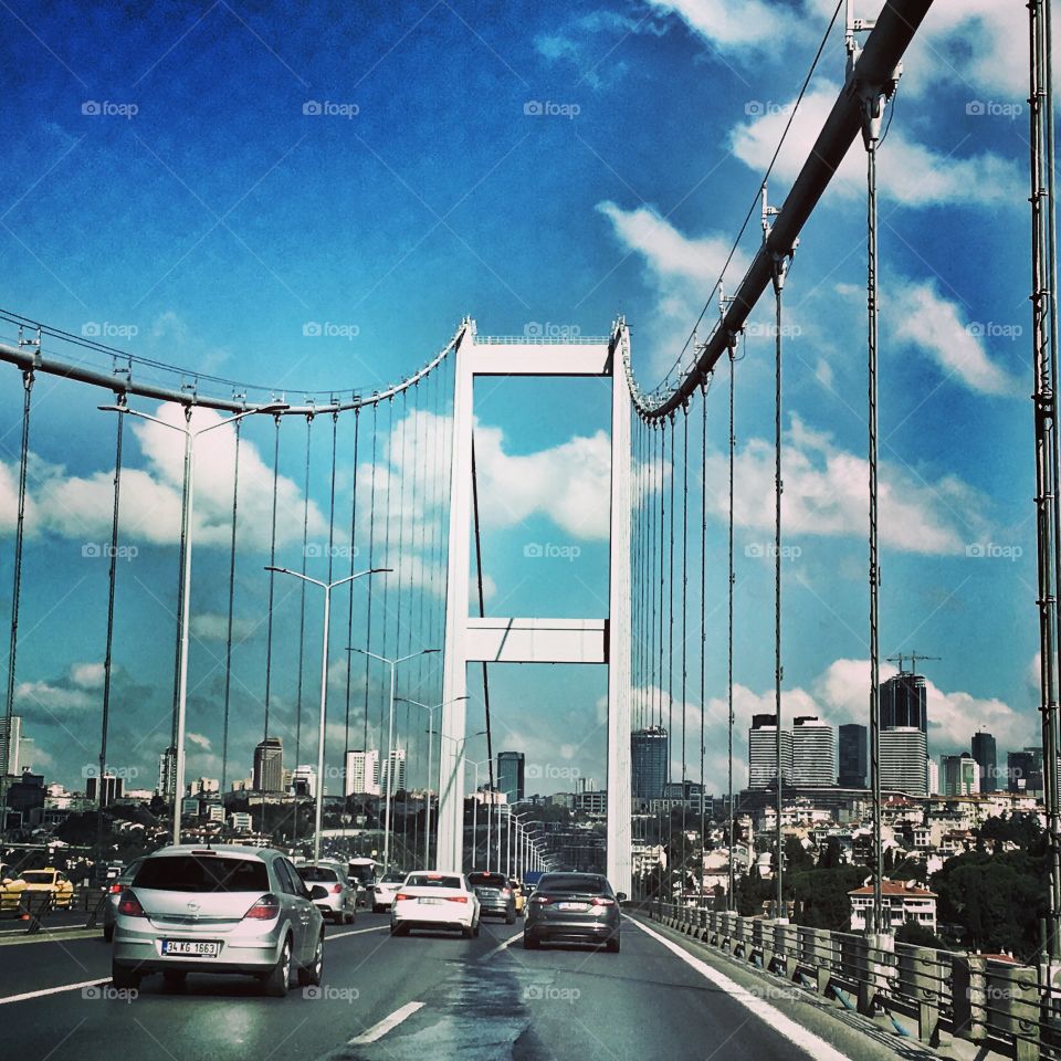 City, Bridge, Sky, Architecture, Building