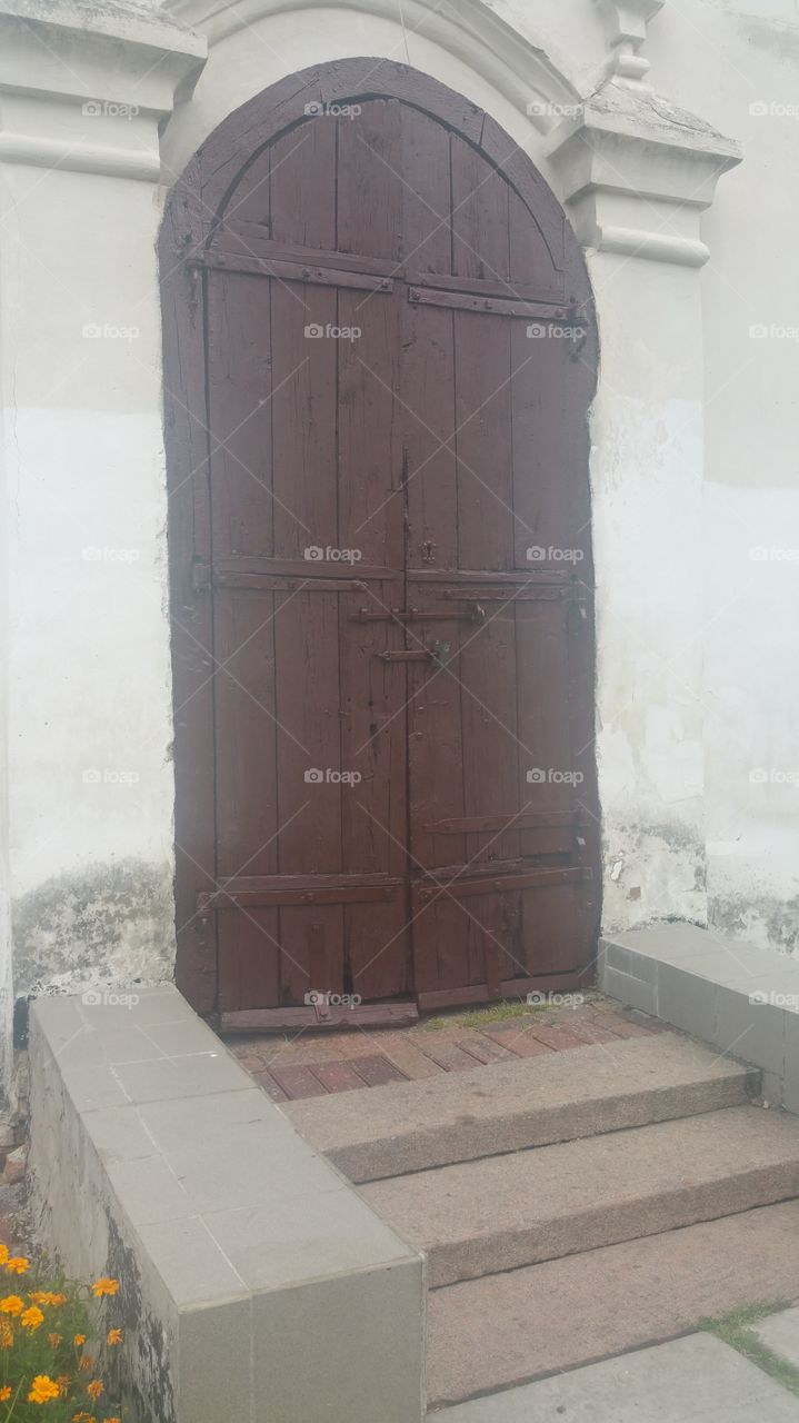 Ukraine church door