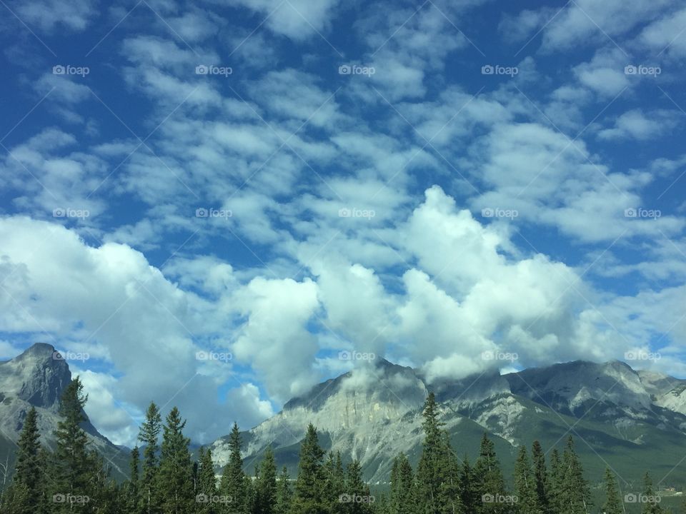 Mountain, No Person, Snow, Sky, Landscape