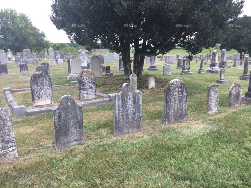 Cross Keys Civil War Cemetery in Virginia 