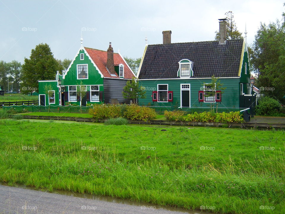 Typical Dutch house 
