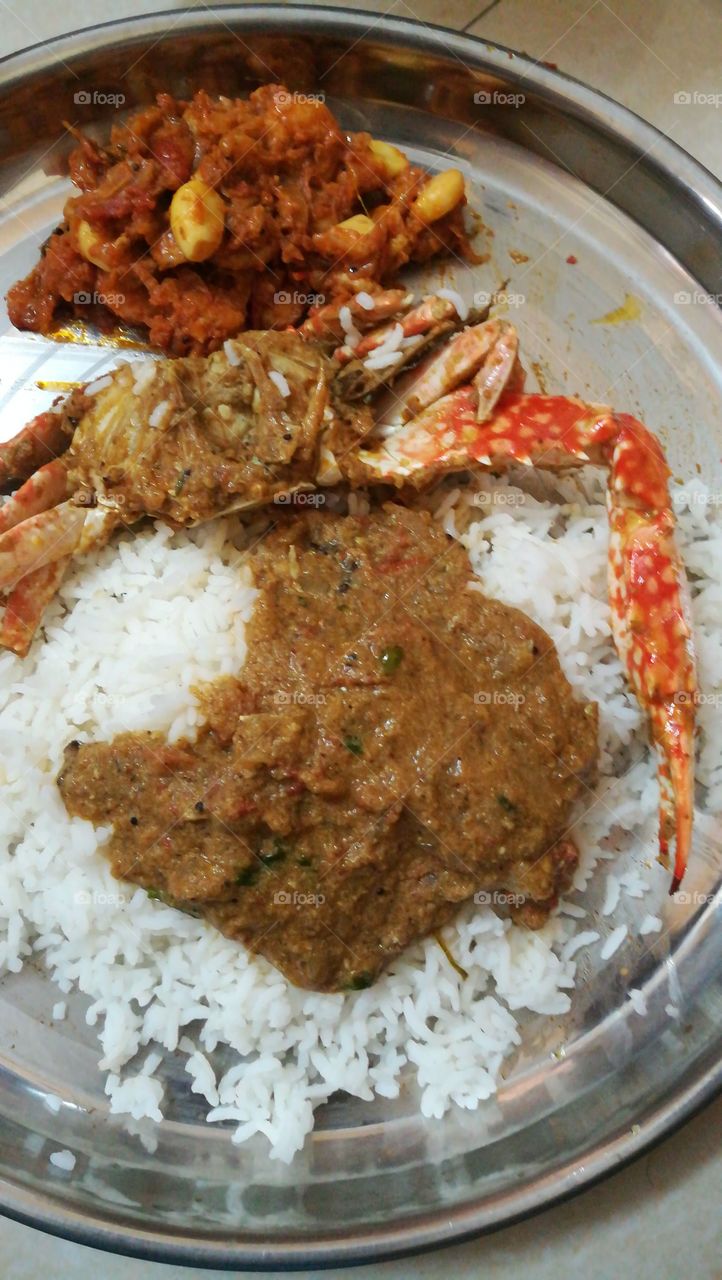 Delicious Crab and prawn fry - Mom special