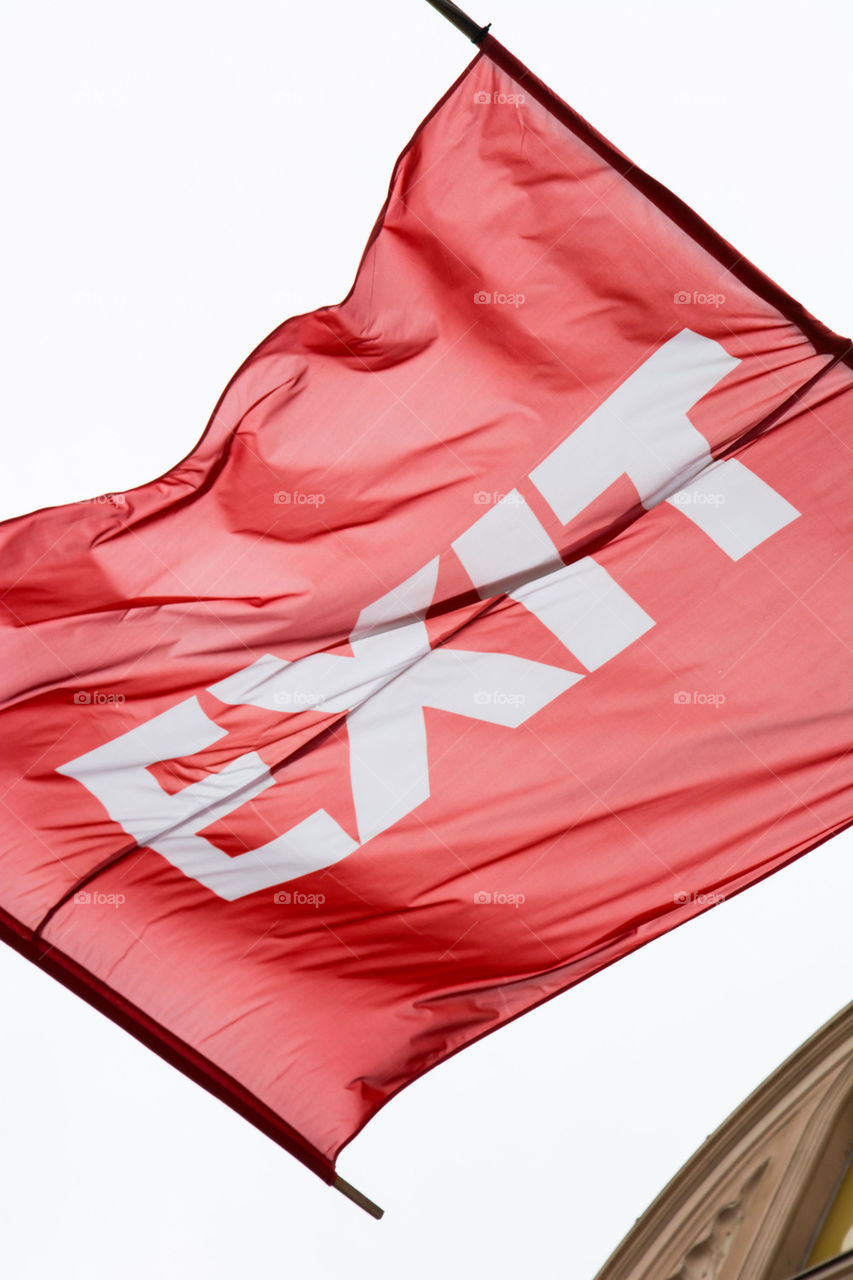 flag of exit festival