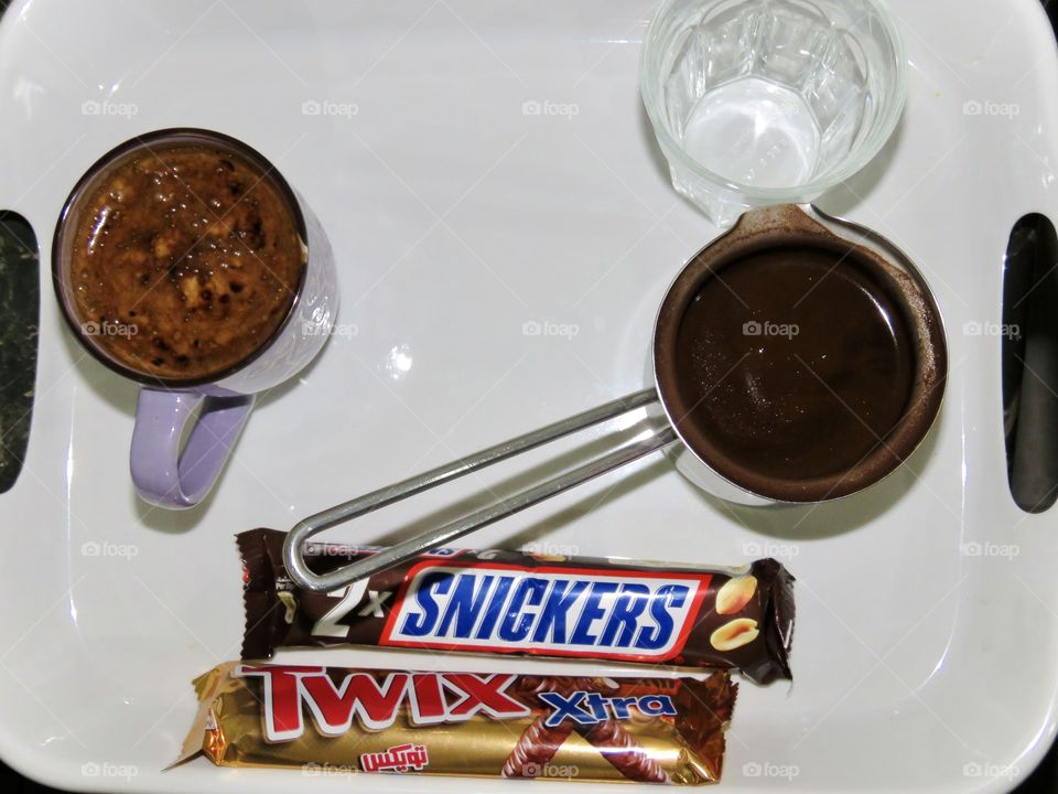 Coffee with chocolate