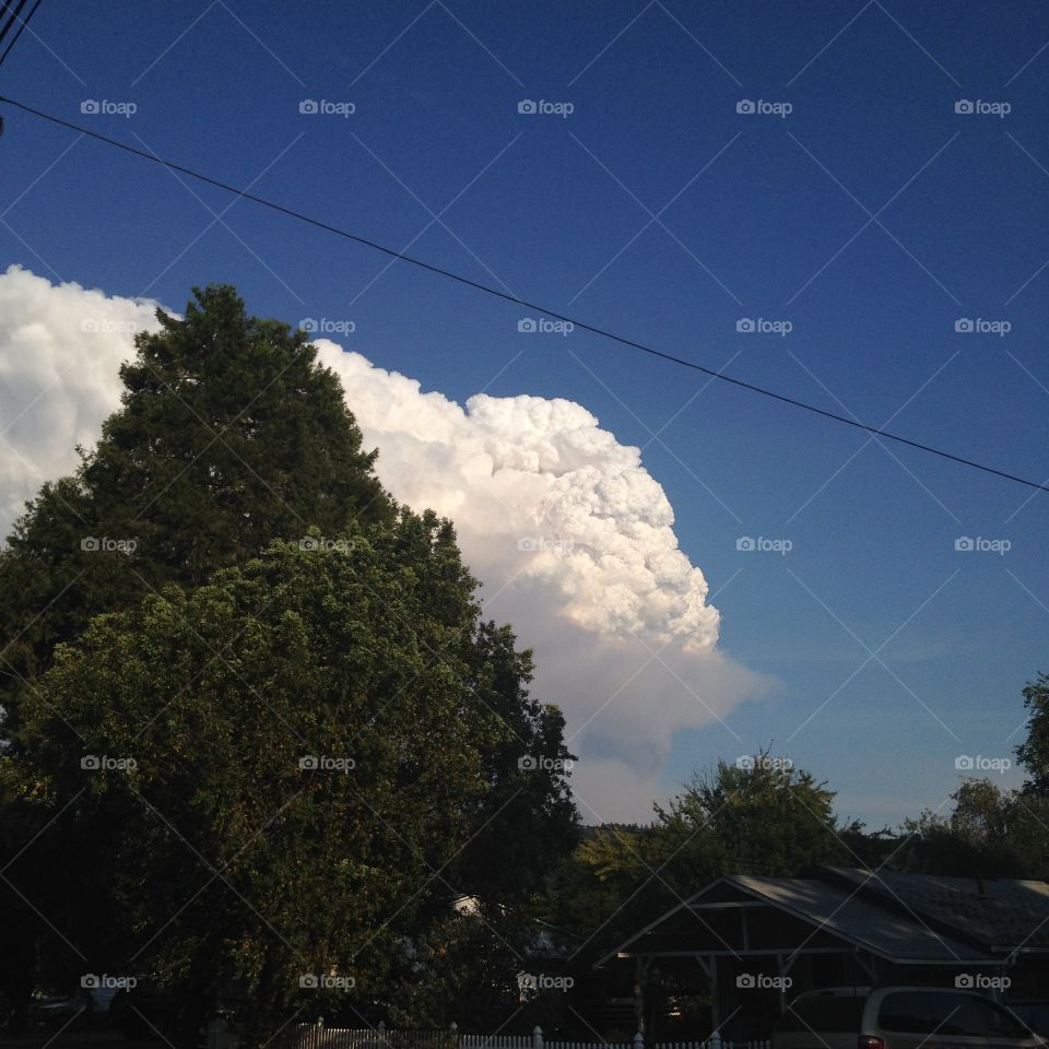 Thick clouds rolling in