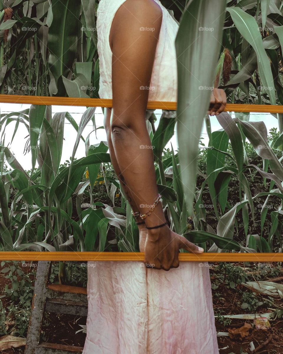 Reflection within the universe. 