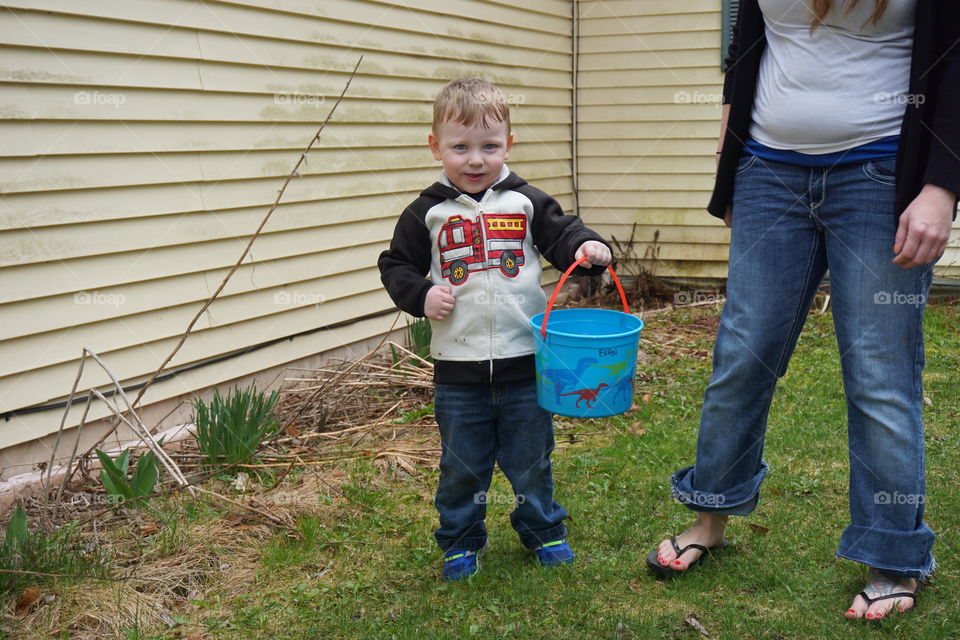 Hunting for Easter eggs 