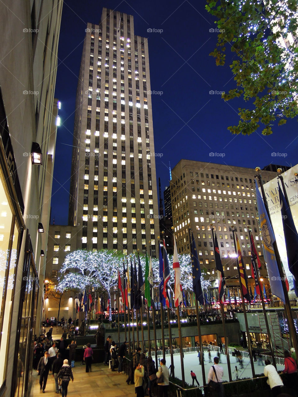 winter ice center skating by delvec