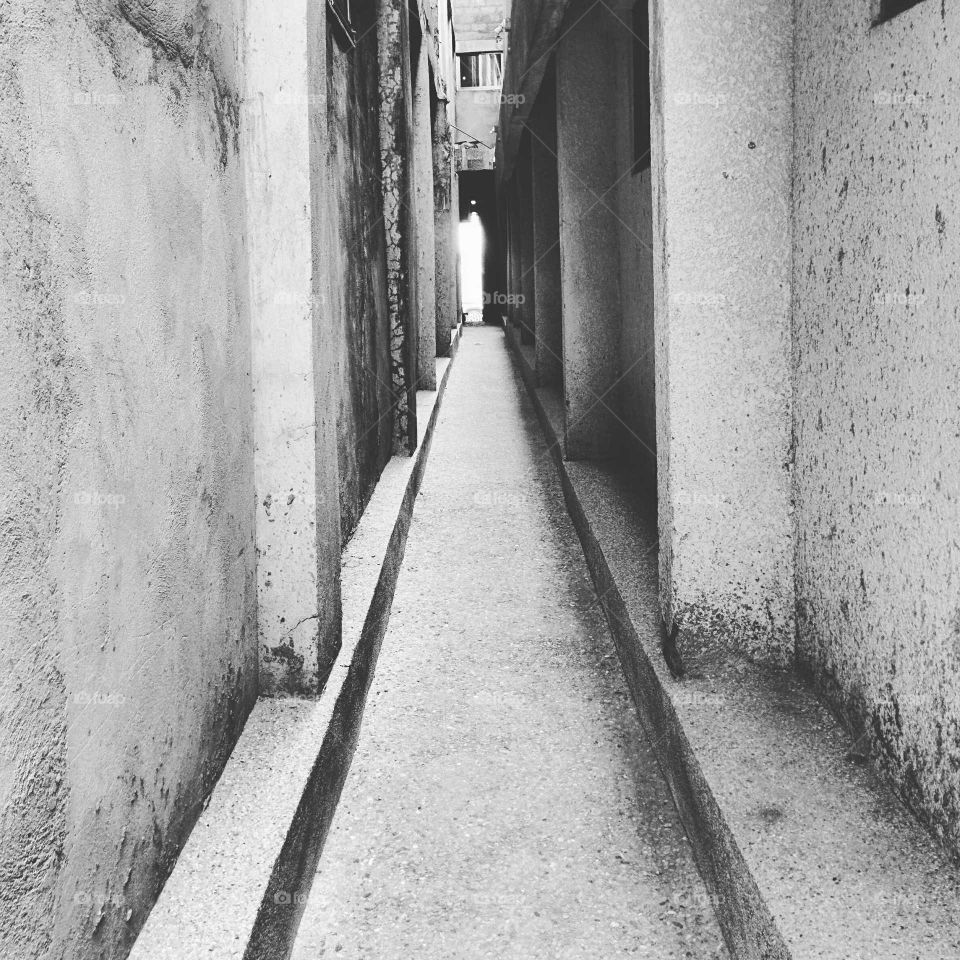 Street, Monochrome, Tunnel, Alley, No Person