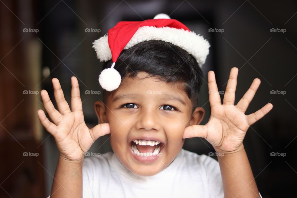 Santa kid